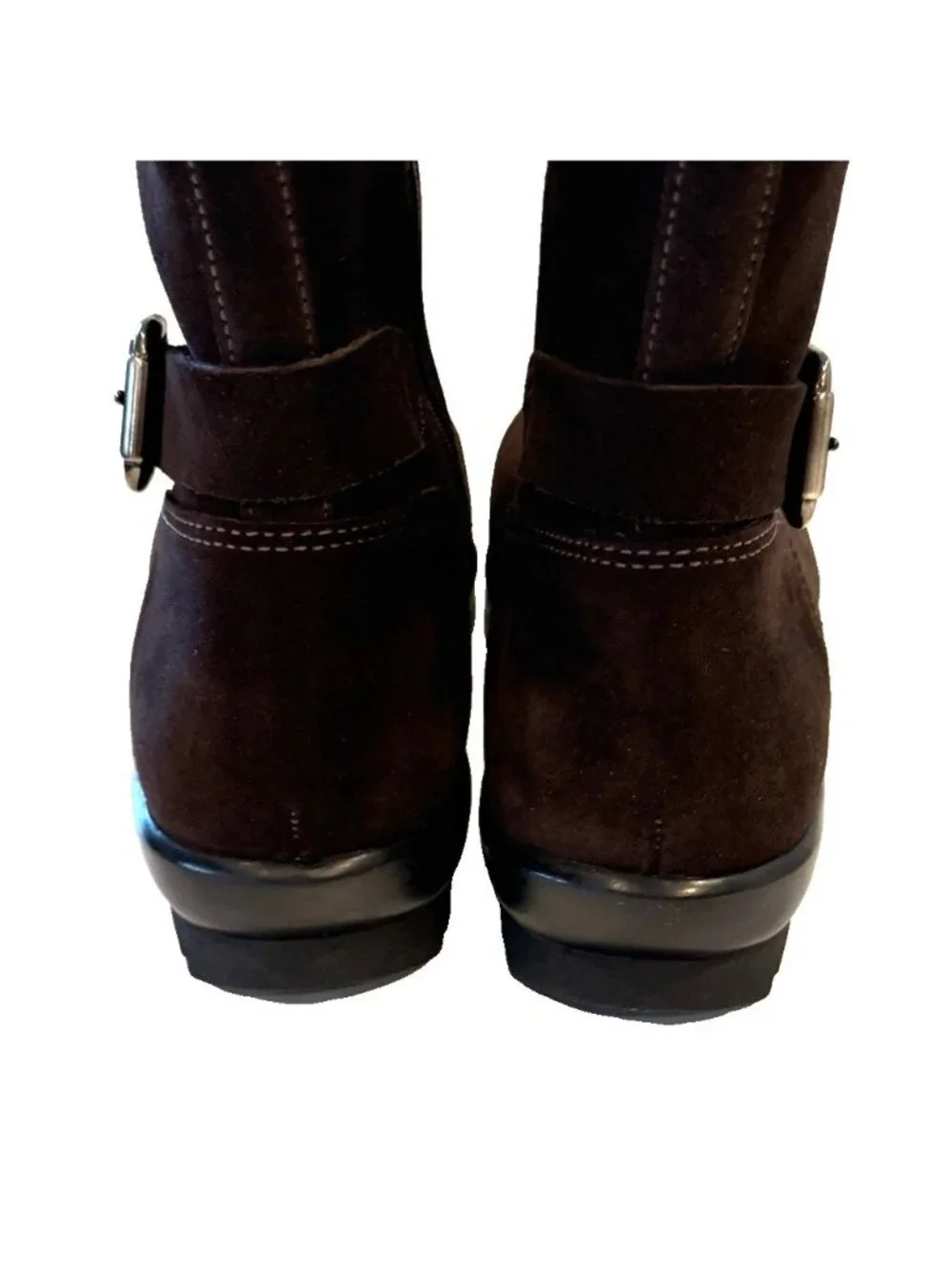 La Canadienne Cecile Stone Suede Waterproof Knee High Boots Women's Size 11 M